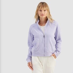 Lavender Zip-Up Jacket NWOT